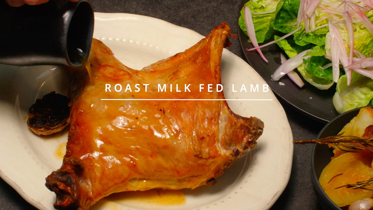 Roast Milk-fed Lamb Recipe
