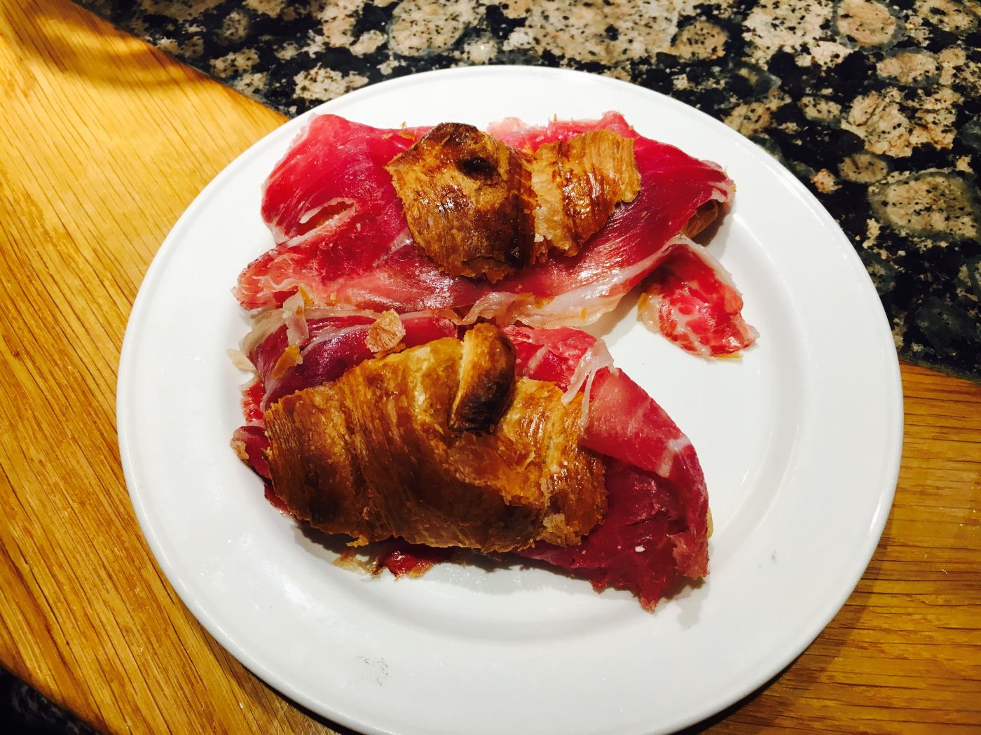 Iberico Ham Croissants Ganbara