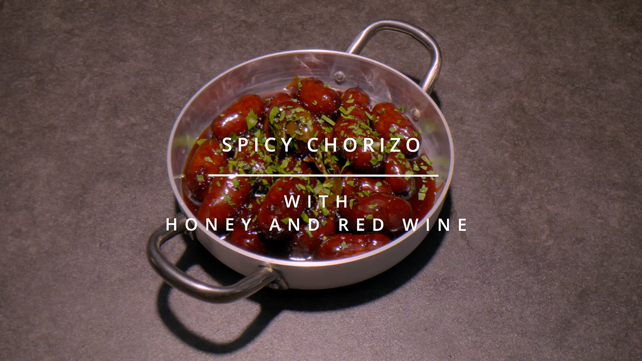 Spicy Chorizo Sausage Recipe with Honey and Red Wine