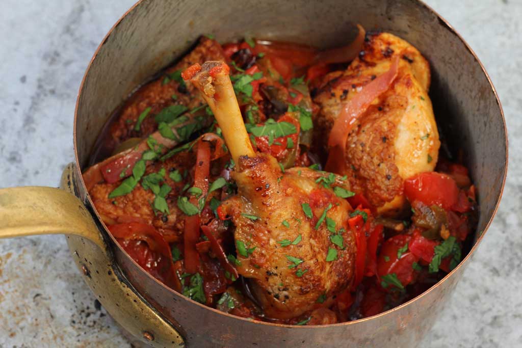 Chicken Basquaise