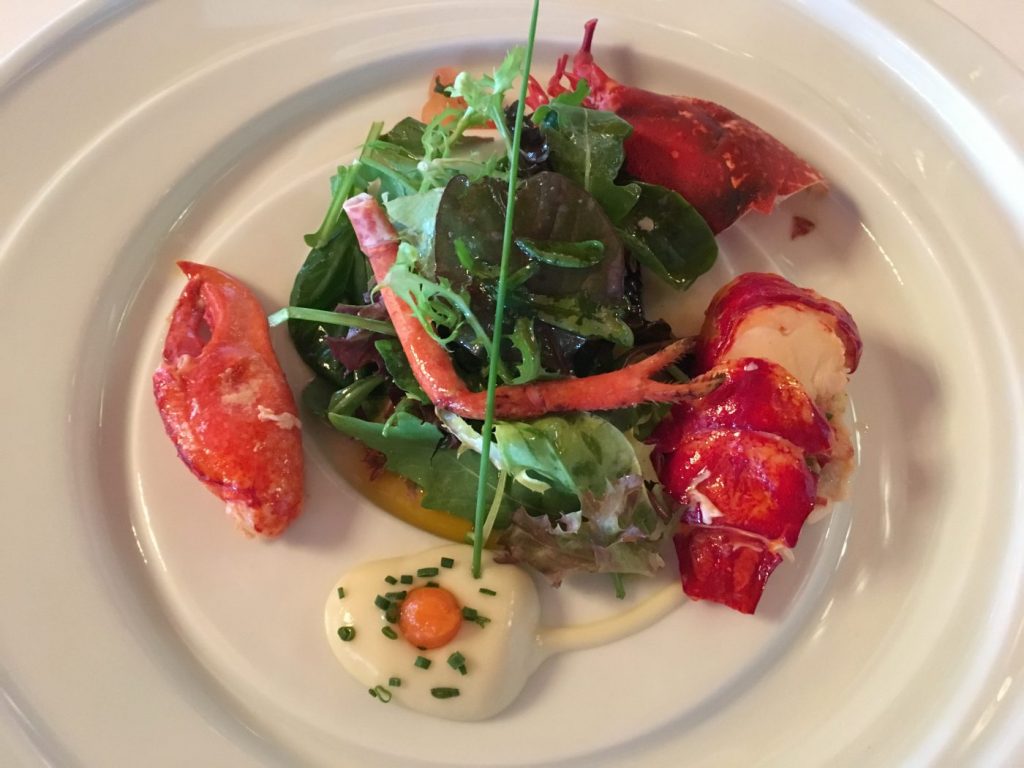 Akelarre Lobster Salad with Cider Vinegar