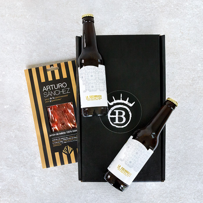 Iberico Ham and Beer Gift Box