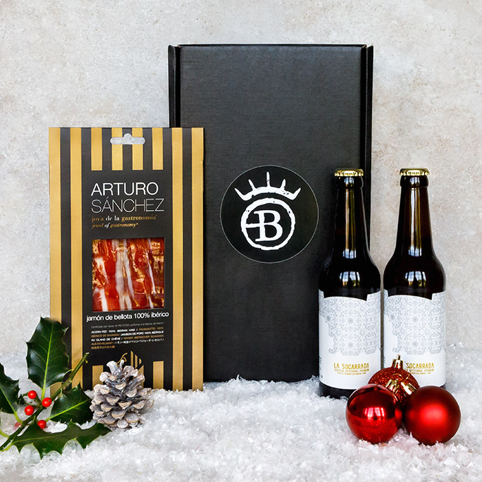 Iberico Ham and Beer Gift Box