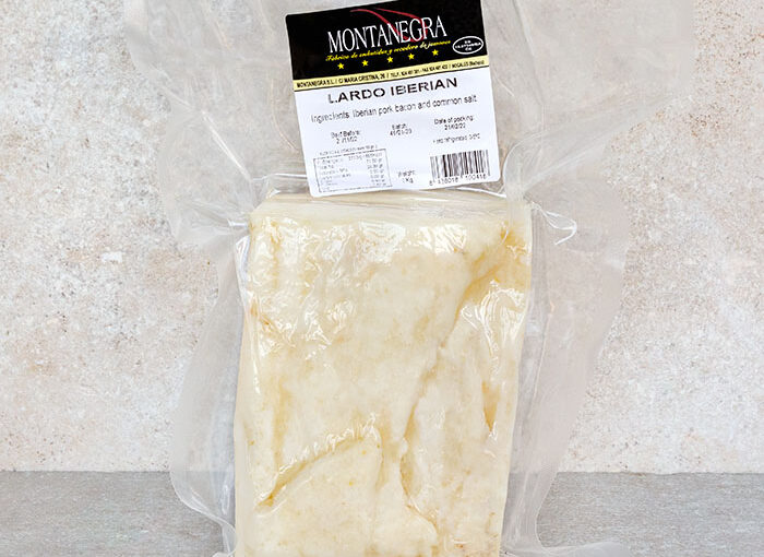 Montanegra Iberico Lardo de Bellota 0.8Kg