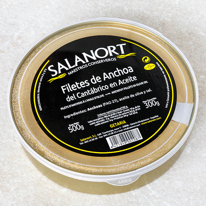 Salanort Cantabrico Anchovies in Olive Oil