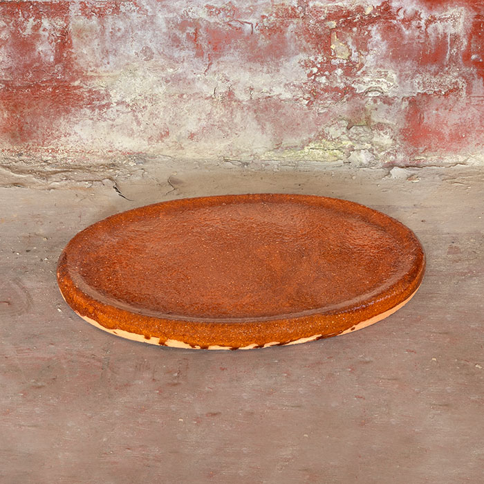 Terracotta Oval Plate 30cm