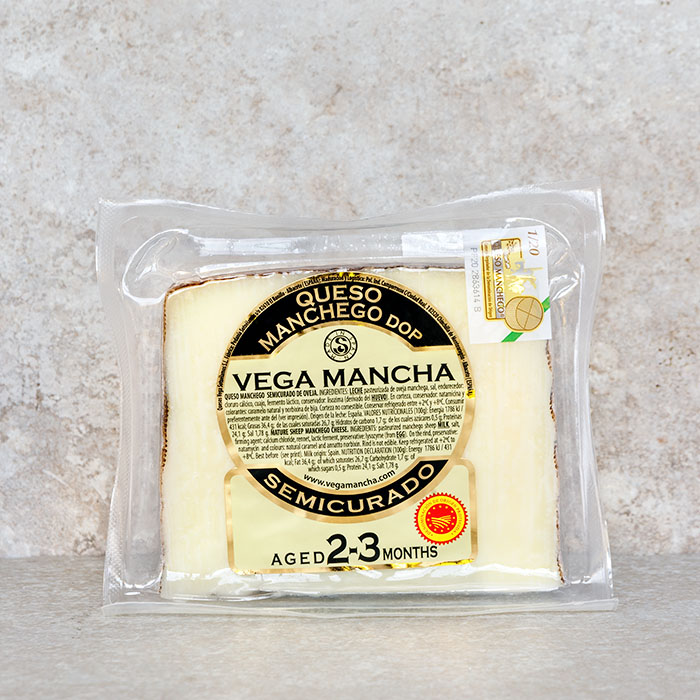 Vega Mancha Semi Cured Manchego Cheese Piece 150g