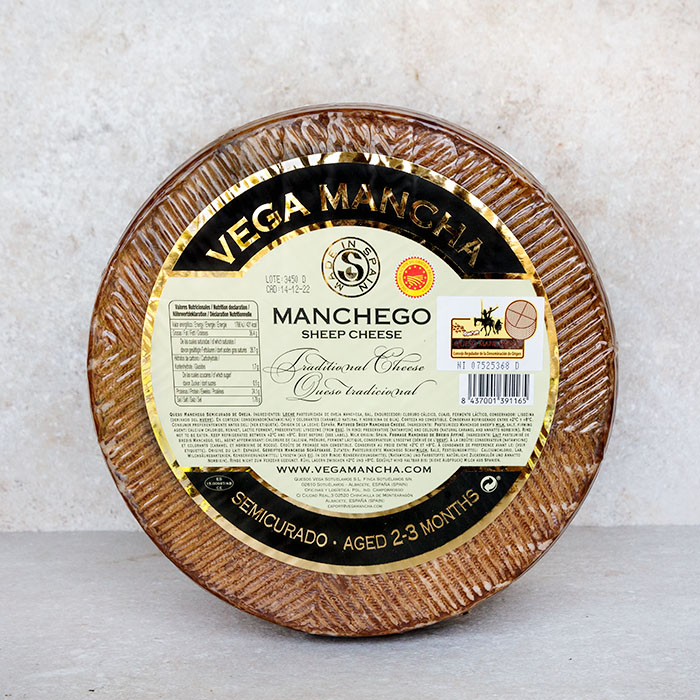 Vega Mancha Semicured Machego Cheese 3Kg