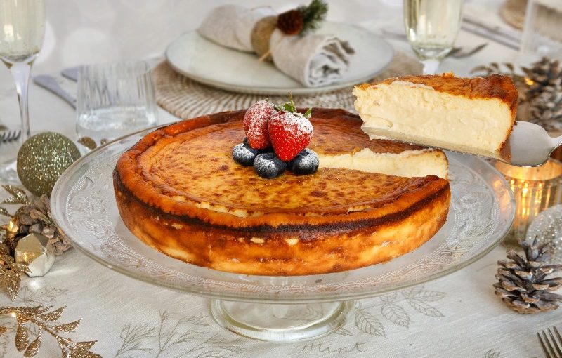 Burnt Manchego Cheesecake