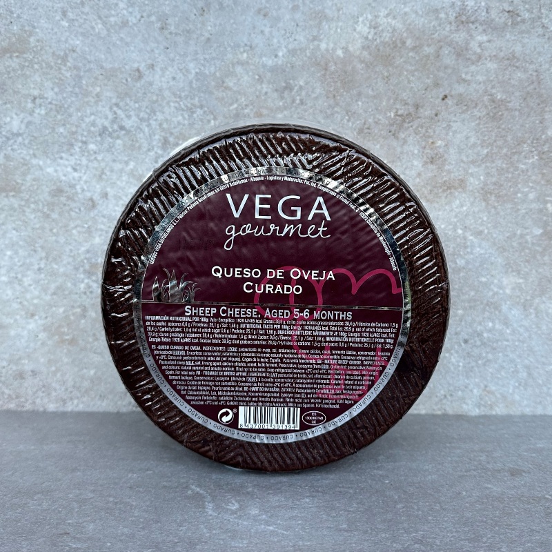 Vega Gourmet Cured Sheep’s Milk Cheese 3Kg