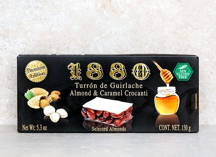 1880 Almond and Caramel Praline Turron