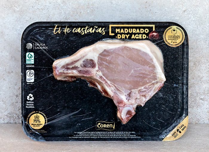 Coren Chestnut-Fed Dry Aged Pork Chop 360g