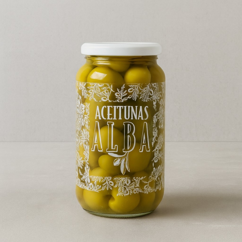 Alba Pitted Gordal Olives Jar