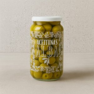 Alba Pitted Manzanilla Olives Jar