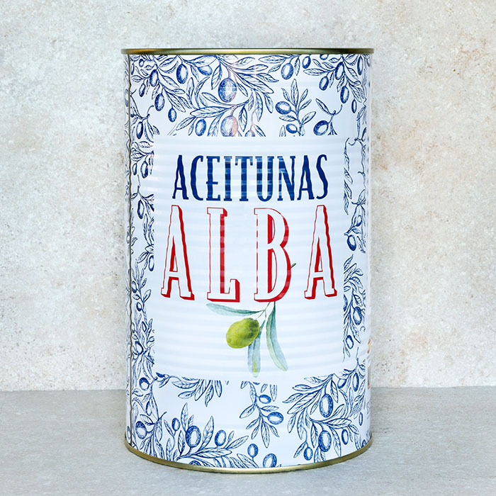 Alba Pitted Black Olives 2Kg