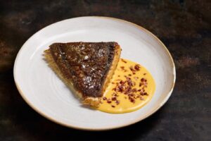 Barbecued Turbot Steak with Ibérico Ham Hollandaise