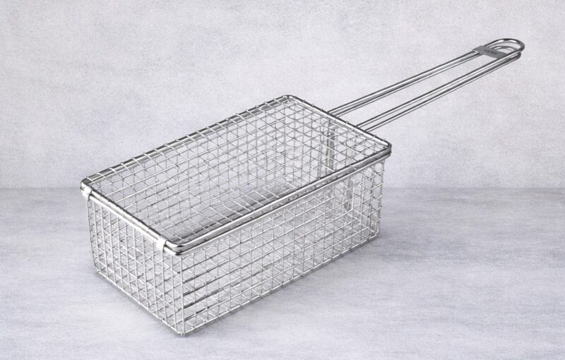 Ibili Barbecue Basket for Clams and Vegetables 13x24x8cm