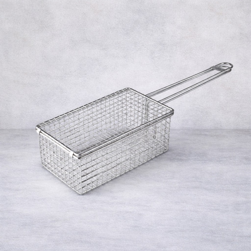 Ibili Barbecue Basket for Clams and Vegetables 13x24x8cm