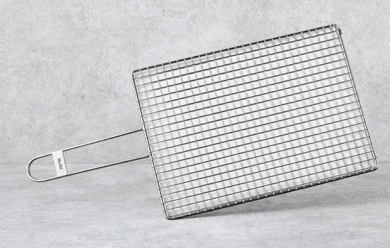 Ibili Double Barbecue Grill for Fish and Vegetables 20x30x2cm