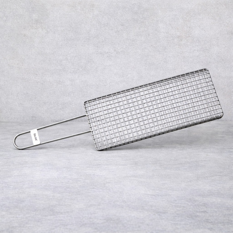 Ibili Double Barbecue Grill for Fish and Vegetables 12x30x2cm