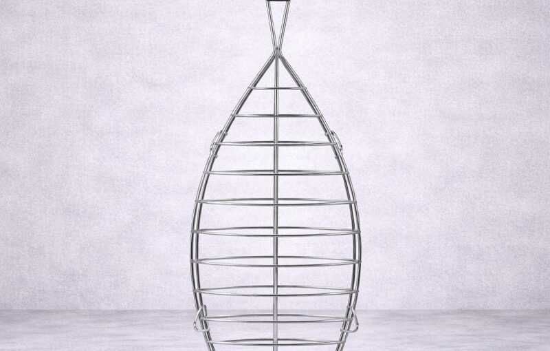 Ibili Round Fish Wire Grill Rack Large 45x20cm