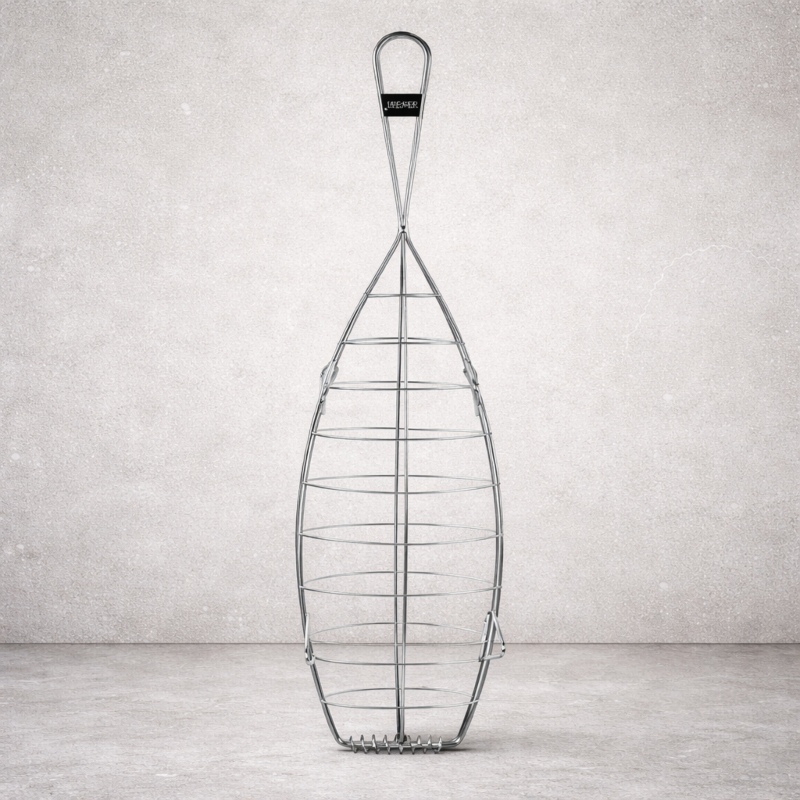 Round Fish Wire Grill Rack Small 31cm x 13cm